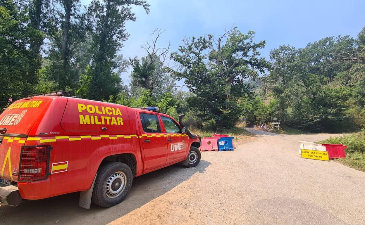 Más de 500 efectivos de la UME trabajan para apagar las llamas en los incendios de Losacio, Montes de Valdueza y Cebreros