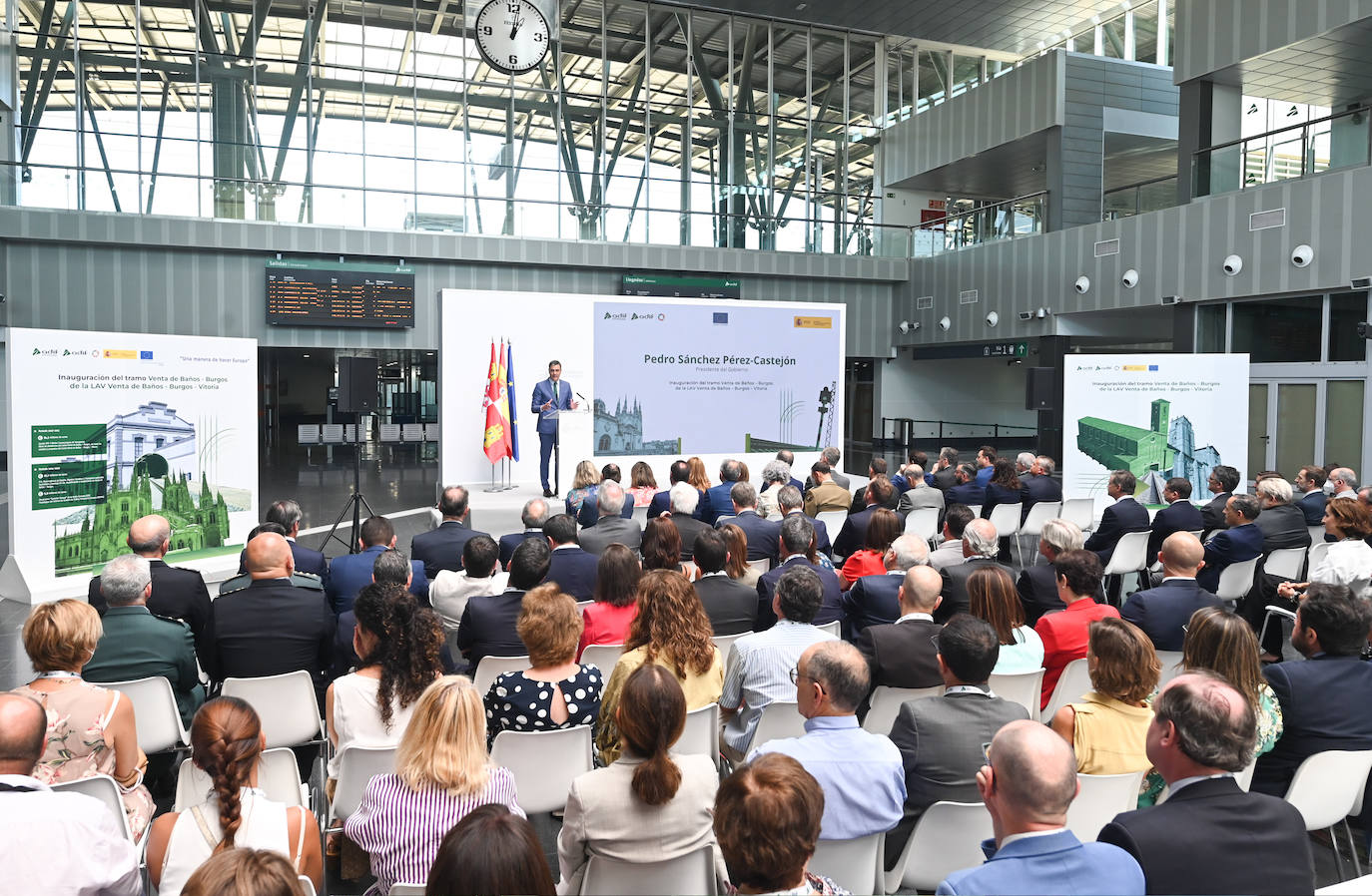 nauguración de la Línea de Alta Velocidad Madrid-Burgos
