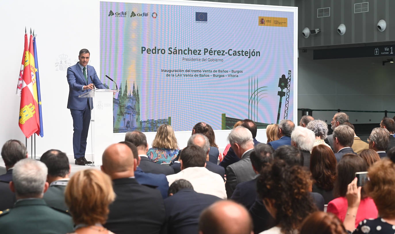 nauguración de la Línea de Alta Velocidad Madrid-Burgos