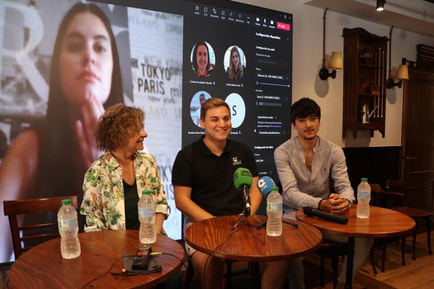 Rueda de prensa para presentar el estreno de 'Olivia', la serie el próximo viernes en Espacio León. 