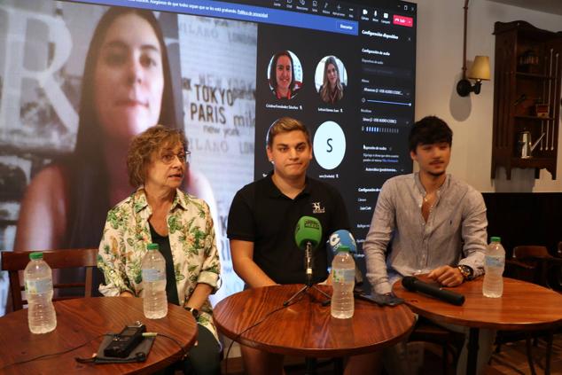 Rueda de prensa para presentar el estreno de 'Olivia', la serie el próximo viernes en Espacio León. 