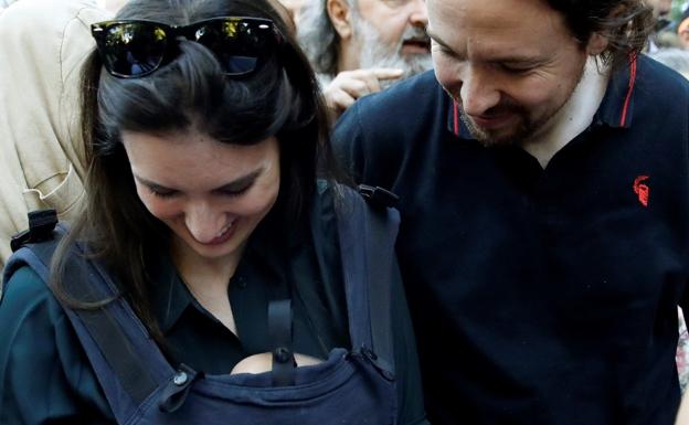 Irene Montero y Pablo Iglesias.