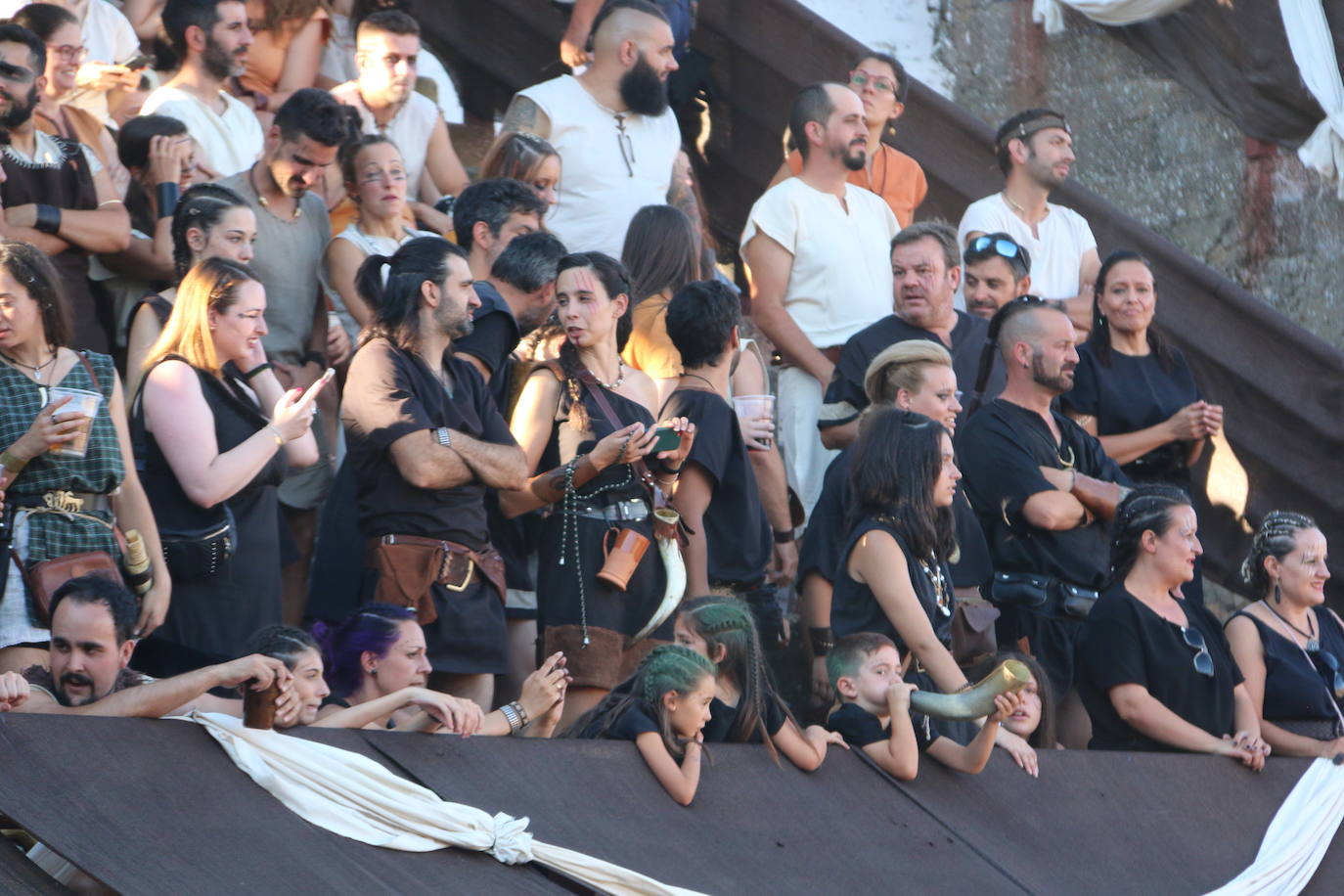 Lucha entre Astures y Romanos en el Anfiteatro de Asturica Augusta. 