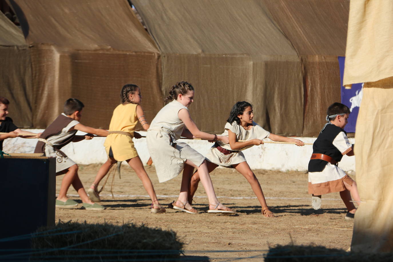 Lucha entre Astures y Romanos en el Anfiteatro de Asturica Augusta. 