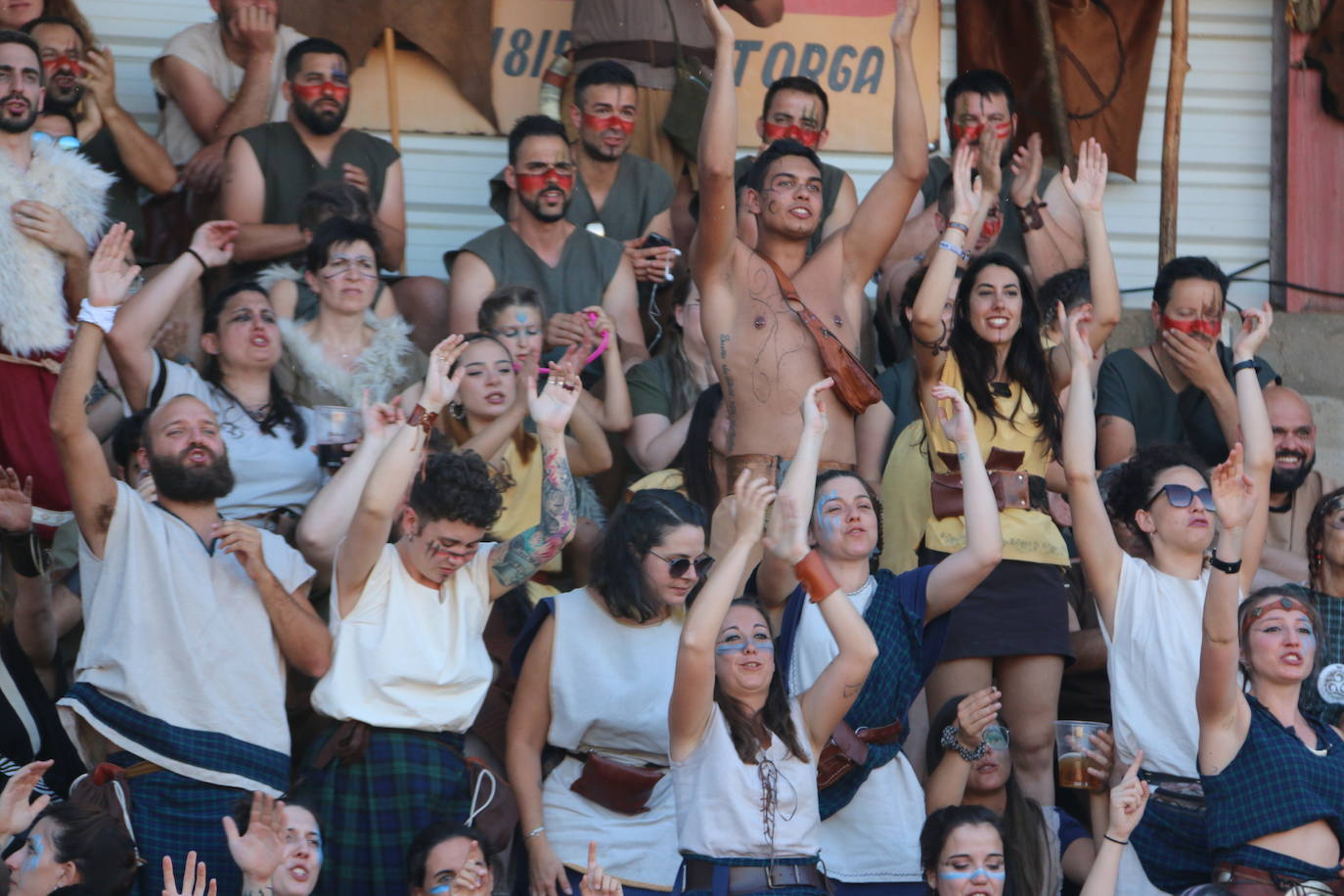 Lucha entre Astures y Romanos en el Anfiteatro de Asturica Augusta. 