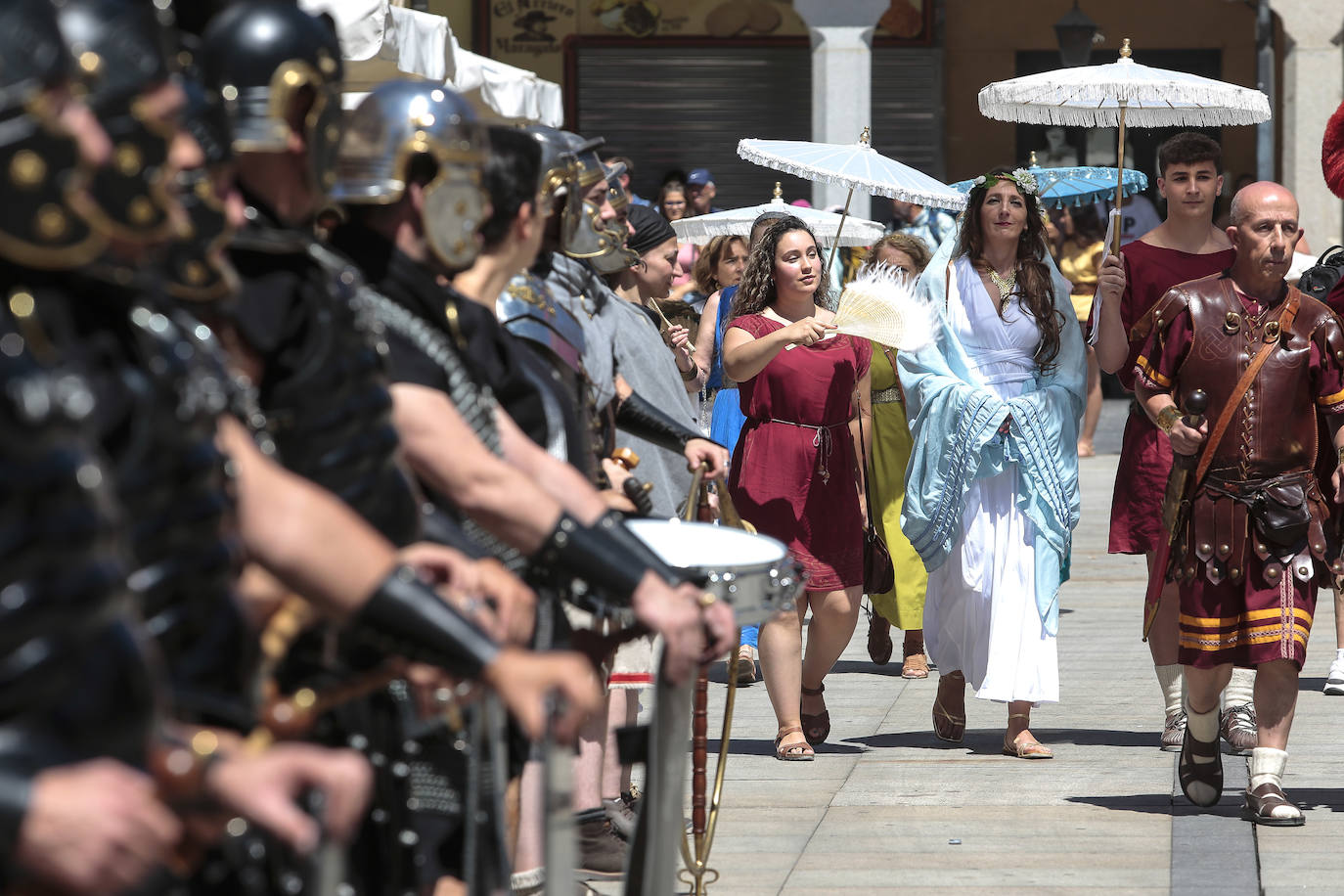 Astorga celebra su tradicional fiesta de Ástures y Romanos, declarada de interés turístico regional.