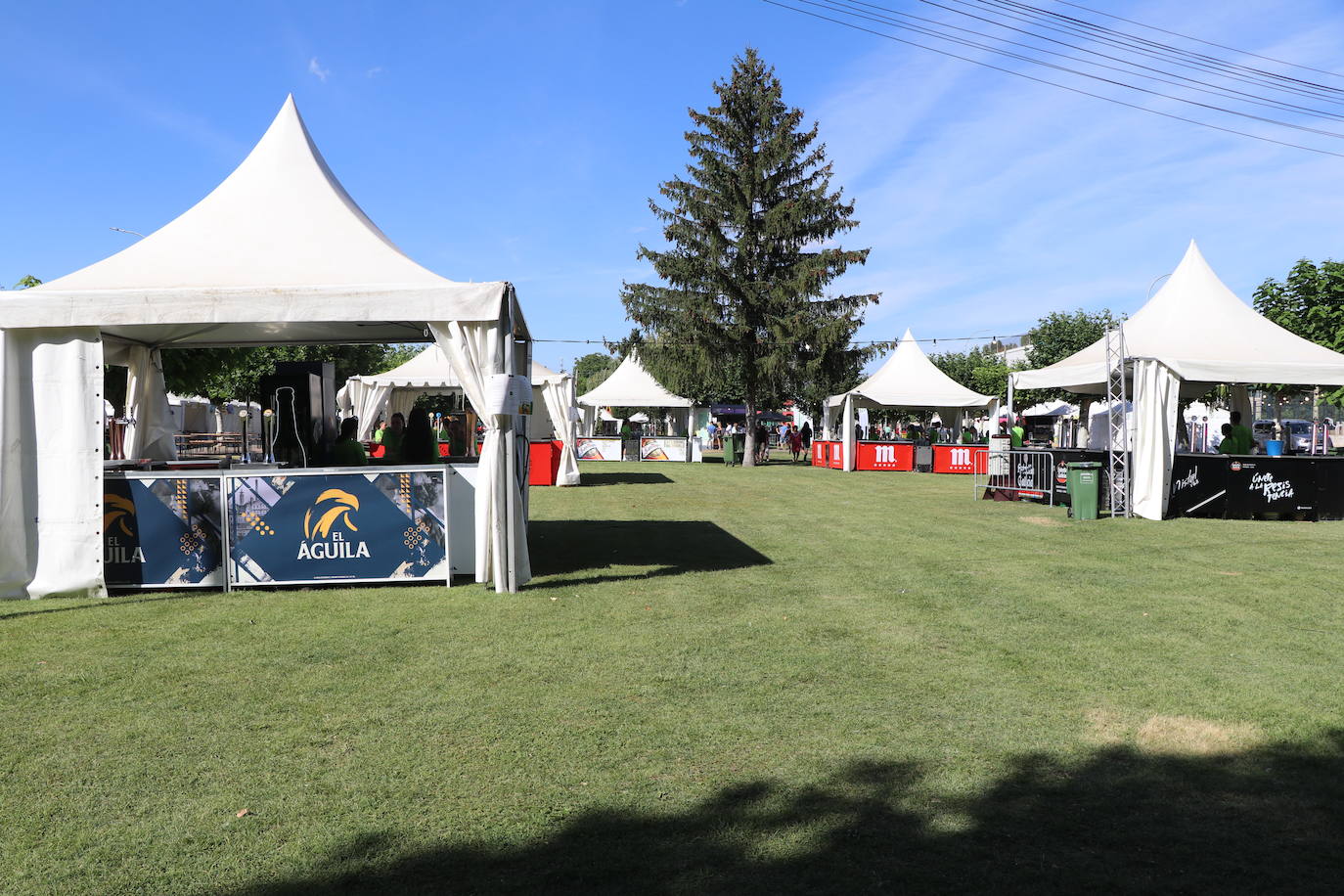 El Parque de la Bolenga donde se celebrará la XV edición de la Feria del Lúpulo y la Cerveza.