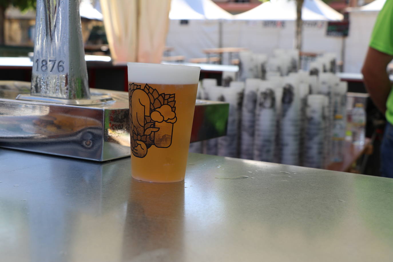 El Parque de la Bolenga donde se celebrará la XV edición de la Feria del Lúpulo y la Cerveza.