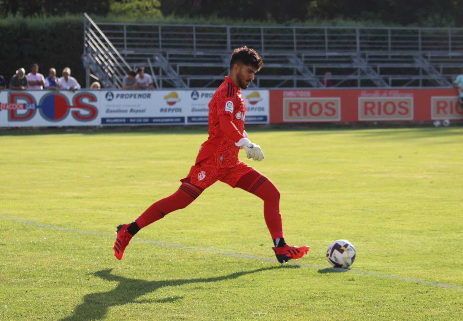 Los bercianos se medían ante el Burgos en Villarcayo en el último choque antes del inicio liguero
