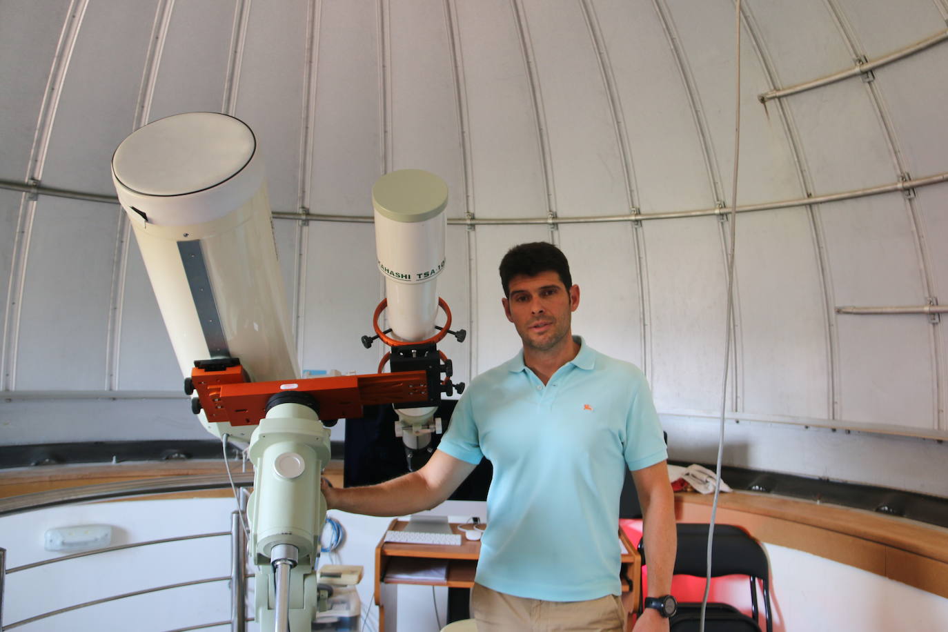 Fernando Vélez, aficionado a la astrofotografía y miembro de la Asociación de Astronomía de León.