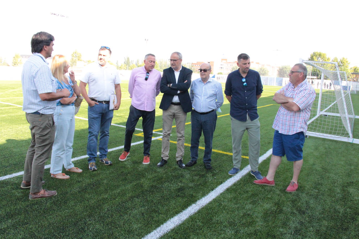 Inauguración del campo. 