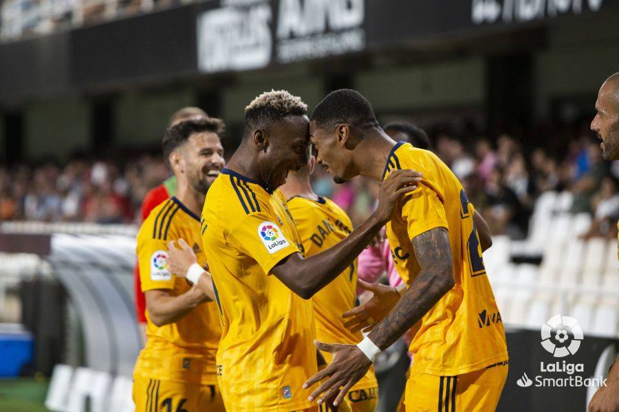 Imágenes del encuentro entre el FC Cartagena y la SD Ponferradina correspondiente la primera jornada de Segunda División.