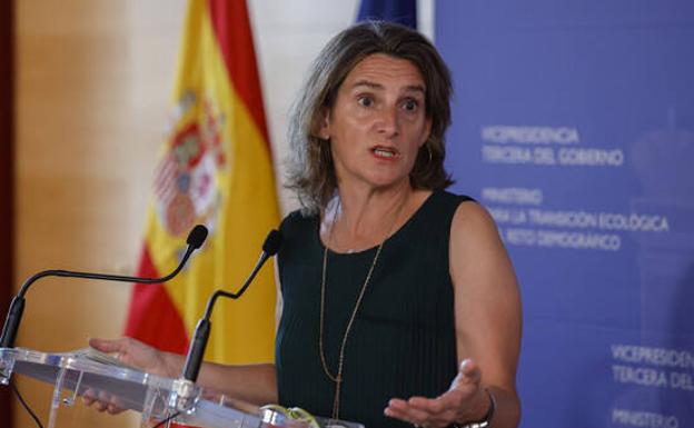 La ministra para la Transición Ecológica y el Reto Demográfico, Teresa Ribera. 