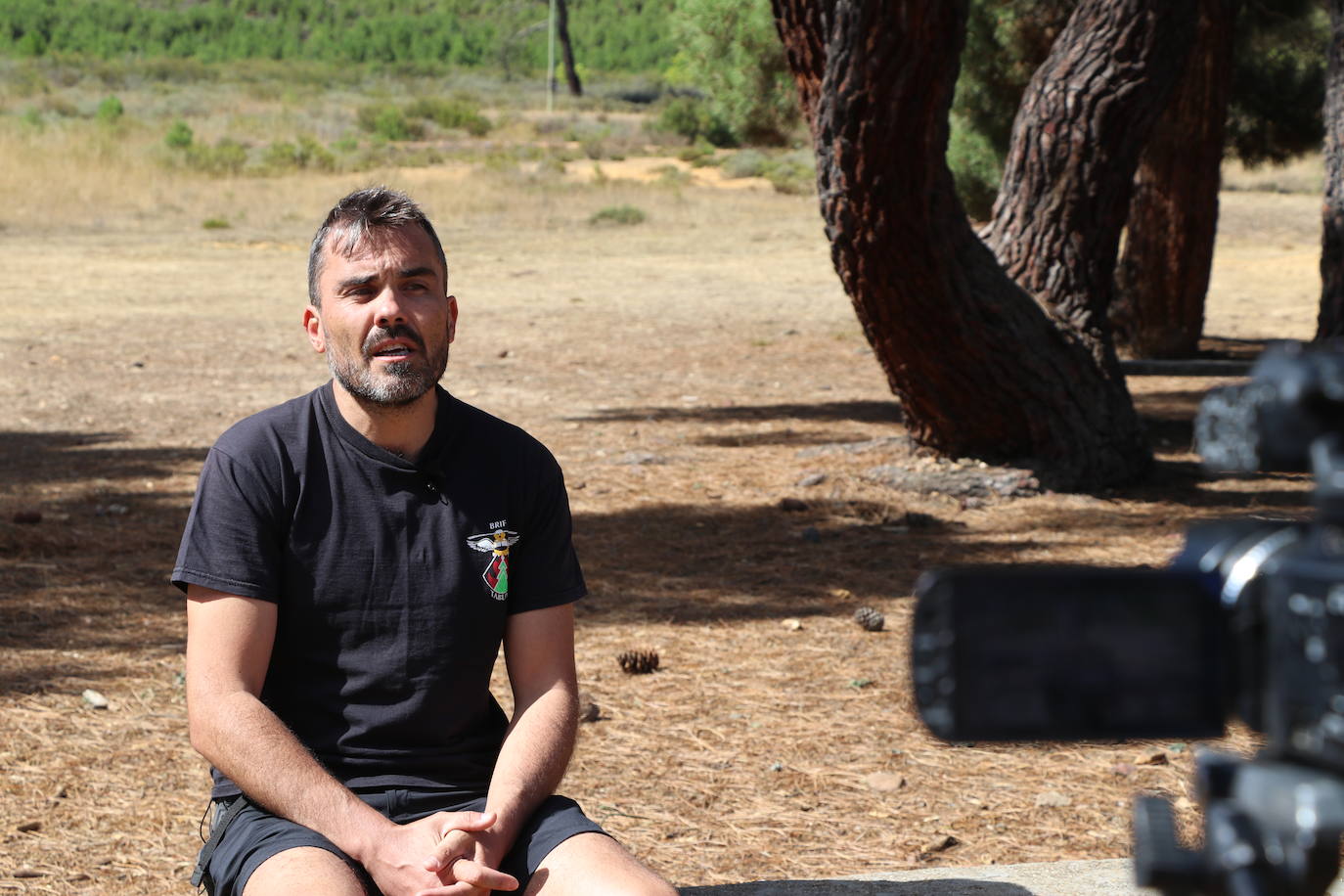 Juan Carlos González, bombero forestal