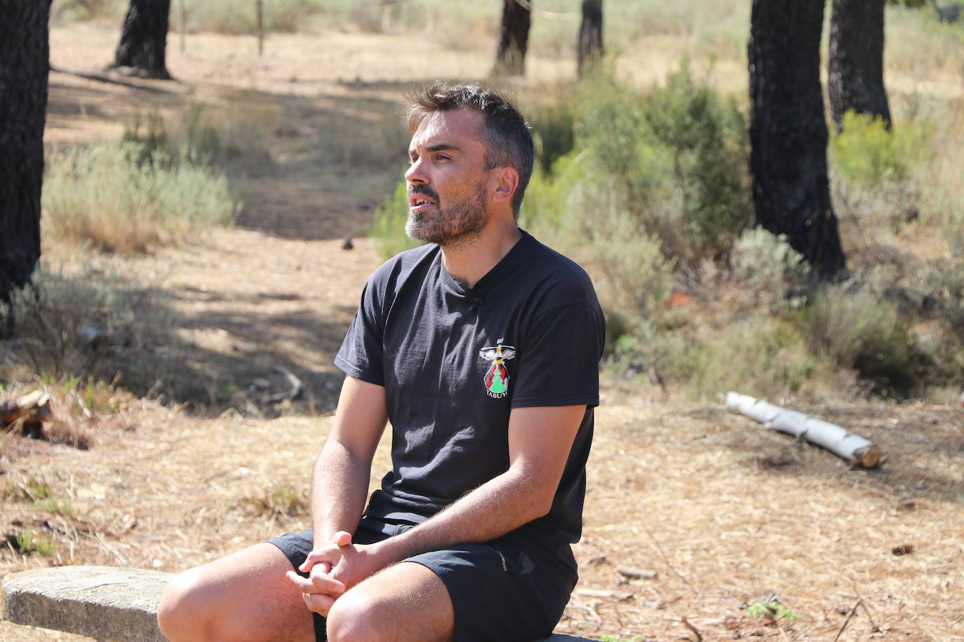 Juan Carlos González, bombero forestal