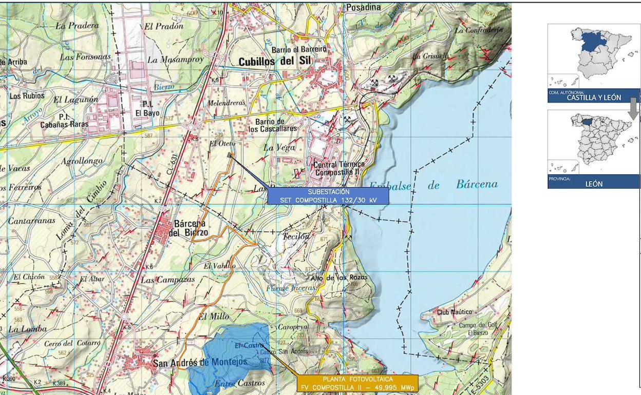 Bierzo Aire Limpio se alega contra la planta solar fotovoltaica Compostilla II.