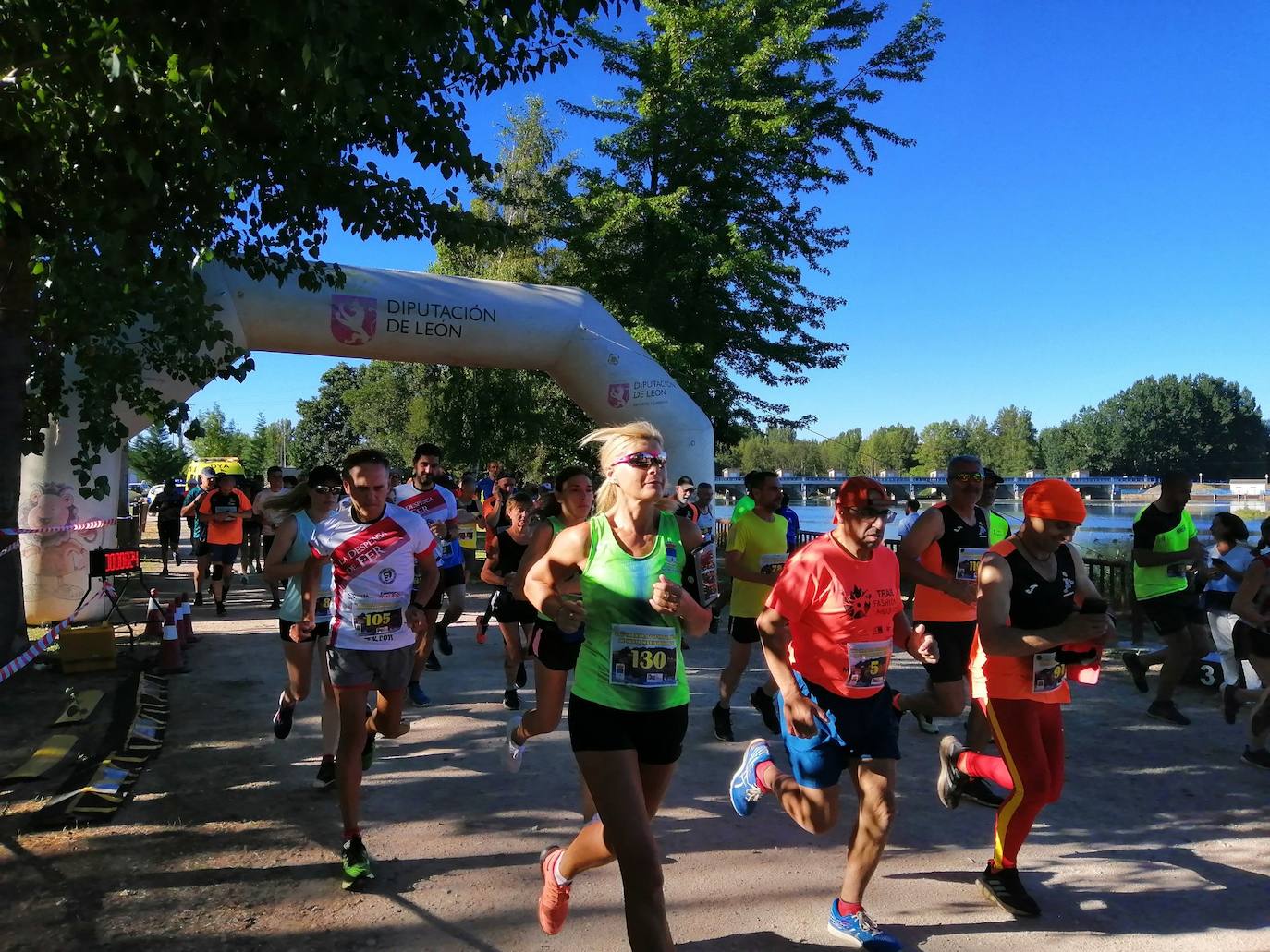 La VIII Carrera Popular de Santa Marina del Rey. 