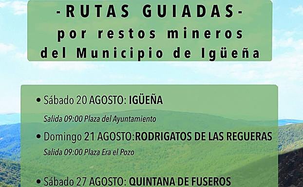 Las rutas guiadas dentro del proyecto. 