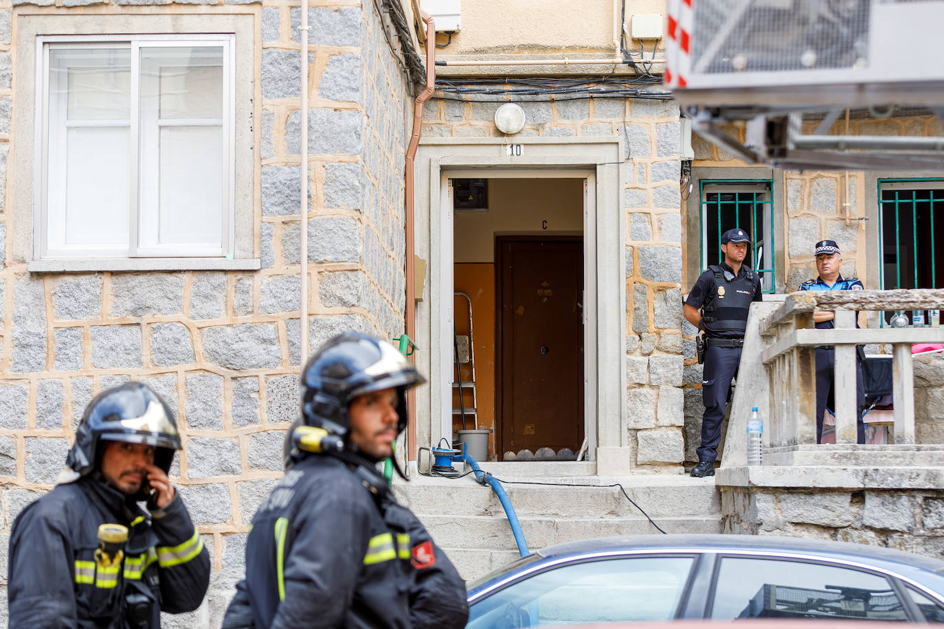 Fallece en Segovia un hombre de 60 años por un indencio en su dormitorio. 