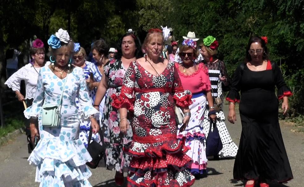 Una de las escenas de la II Fiesta Rociera de Sahagún