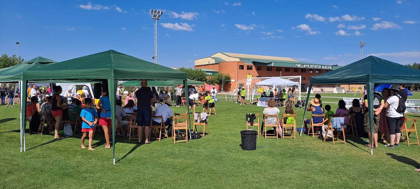 I Corro de Lucha Leonesa celebrado en Santa María del Páramo.