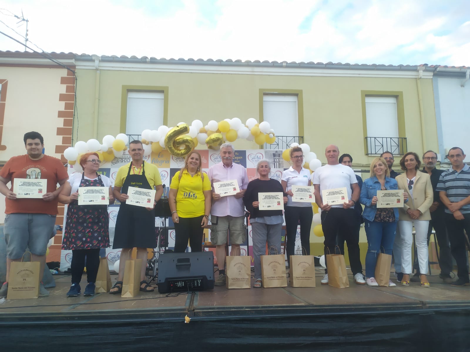 Entrega de los premios a los mejores expositores de la Feria Multisectorial y Agroalimentaria.