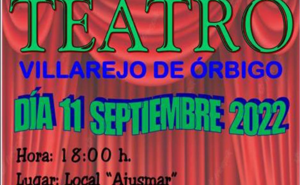 Villarejo de órbigo acoge la obra teatral.