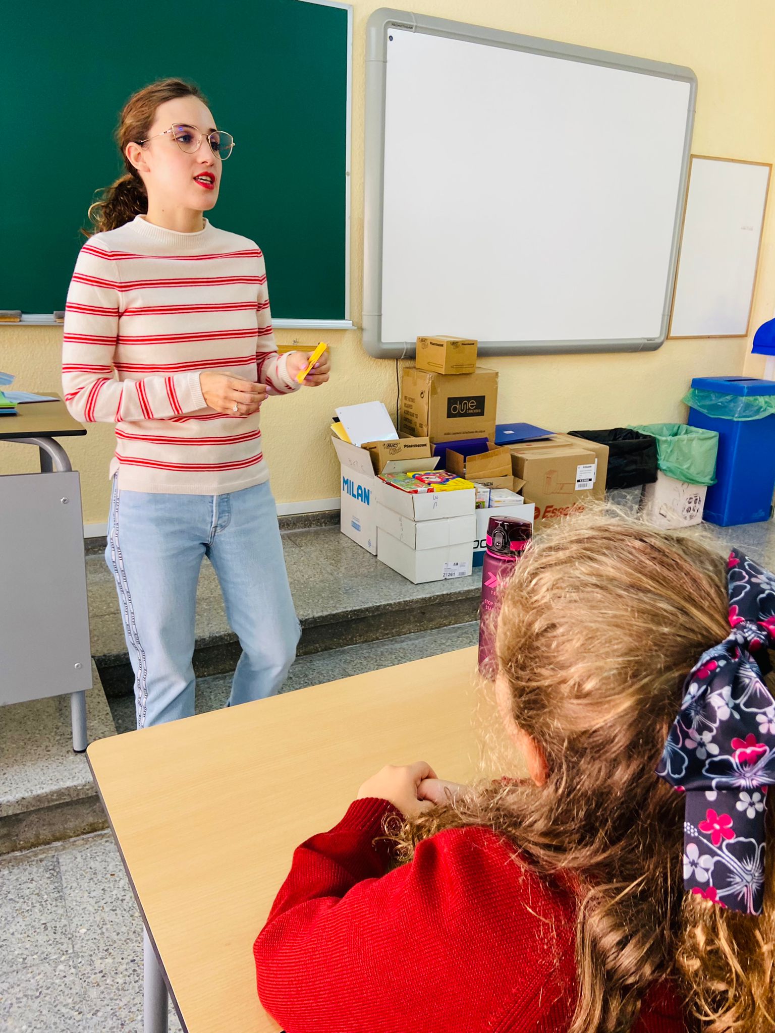 Arranque del curso escolar 2002/2023 en las aulas del Colegio Leonés.