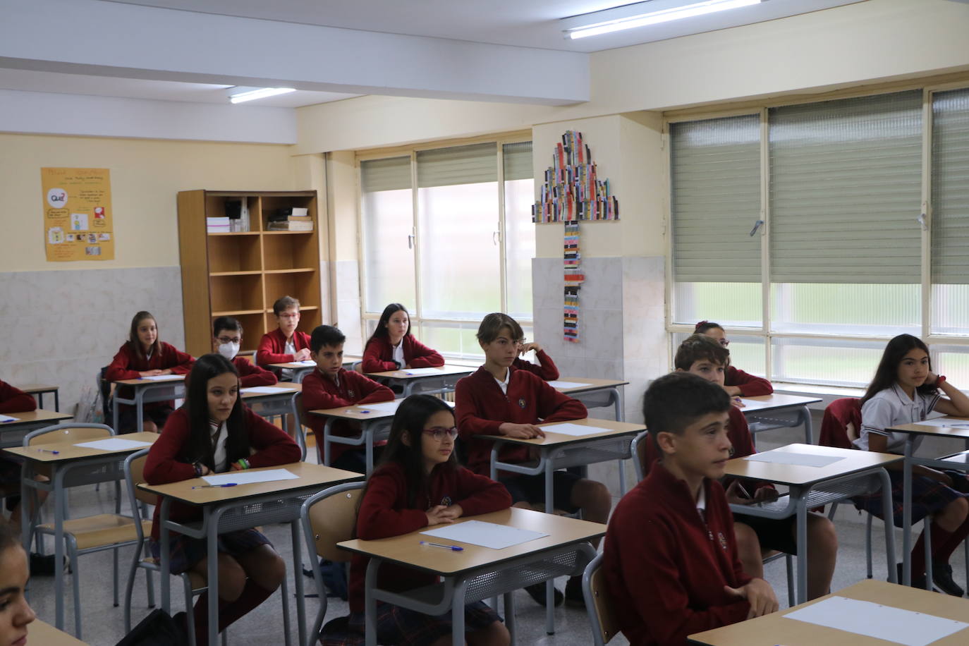 Inicio de curso para los alumnos de la ESO y Bachillerato del colegio Leonés.