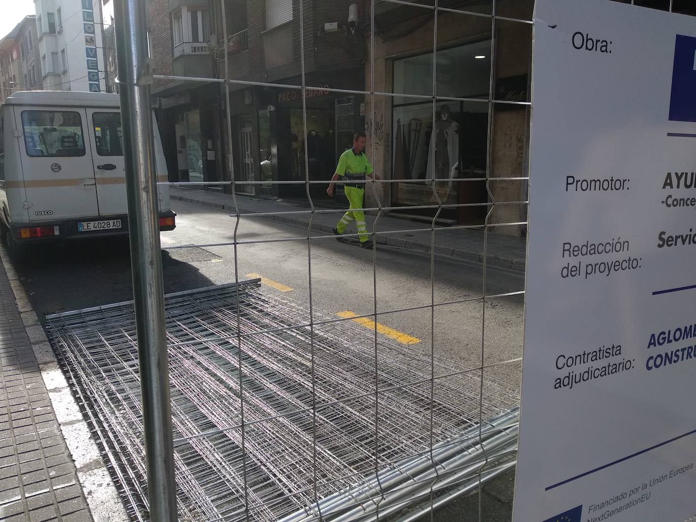 Presentación de las obras de peatonalización de la calle Real de Ponferrada.