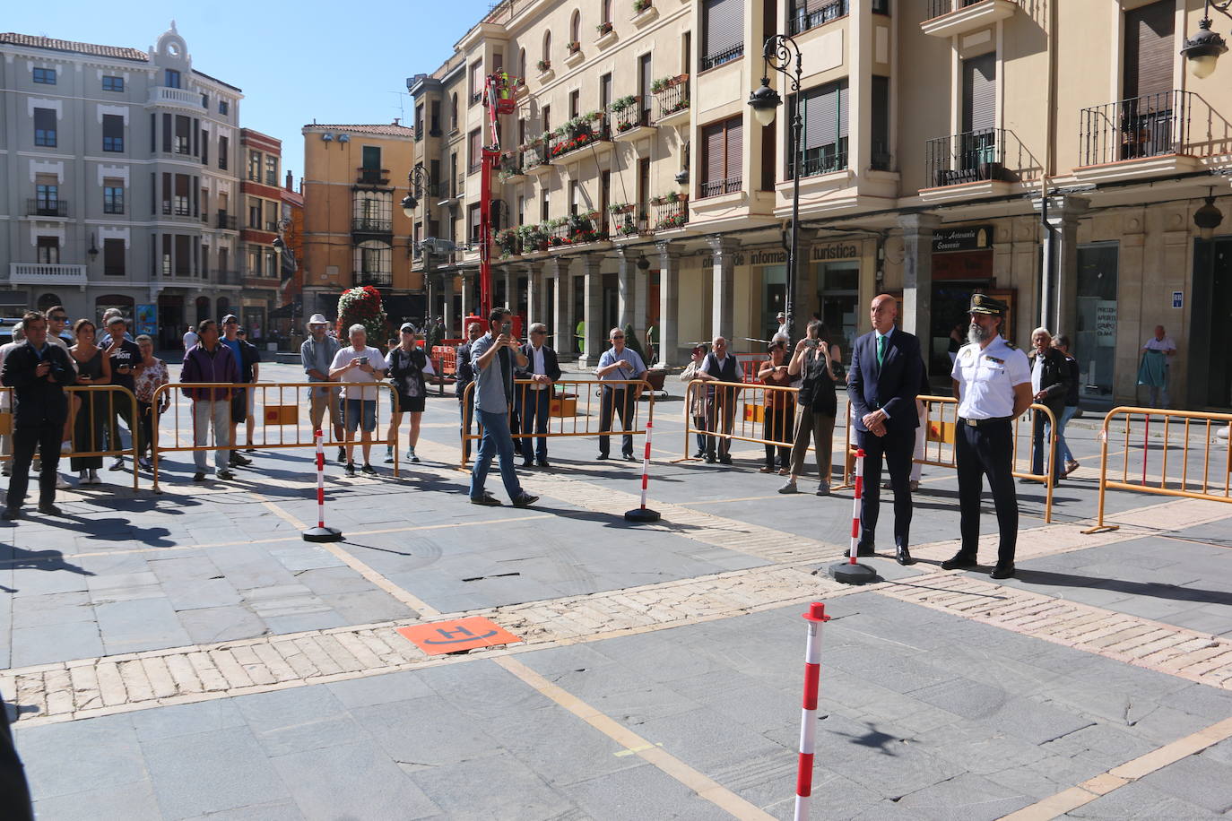 Primer vuelo en la capital de la Unidad de Drones de la Policía. 