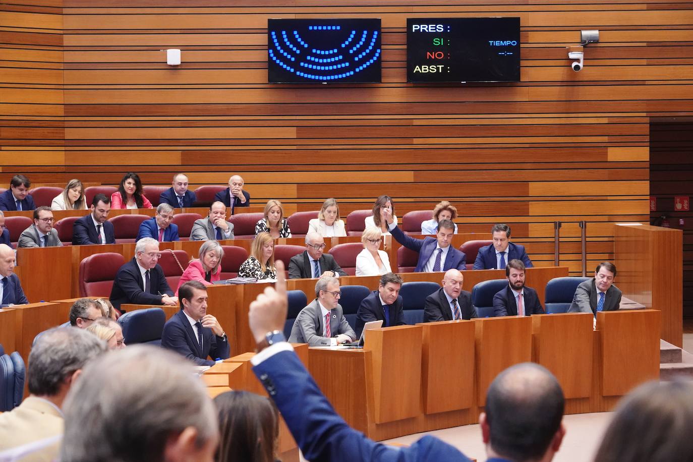 Pleno de las Cortes de Castilla y León