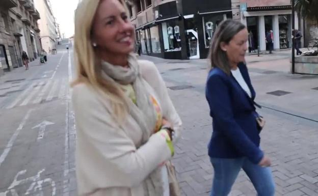 Ainhoa Armentia, sonriente tras sus apasionadas imágenes con Urdangarin