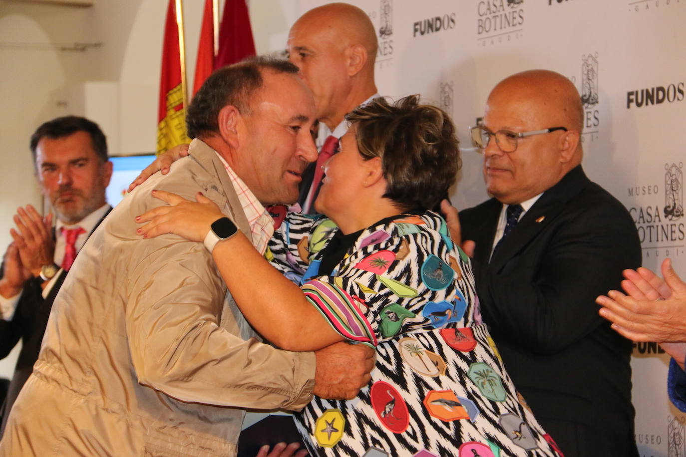 Celebración de la fiesta de la Merced por parte de los funcionarios de la cárcel de Villahierro. 