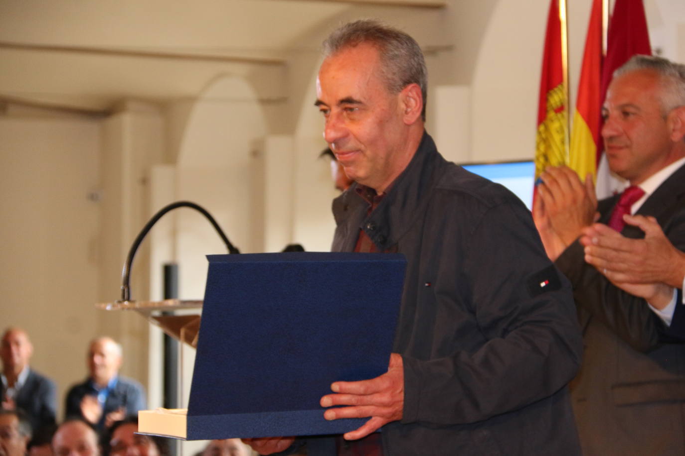 Celebración de la fiesta de la Merced por parte de los funcionarios de la cárcel de Villahierro. 