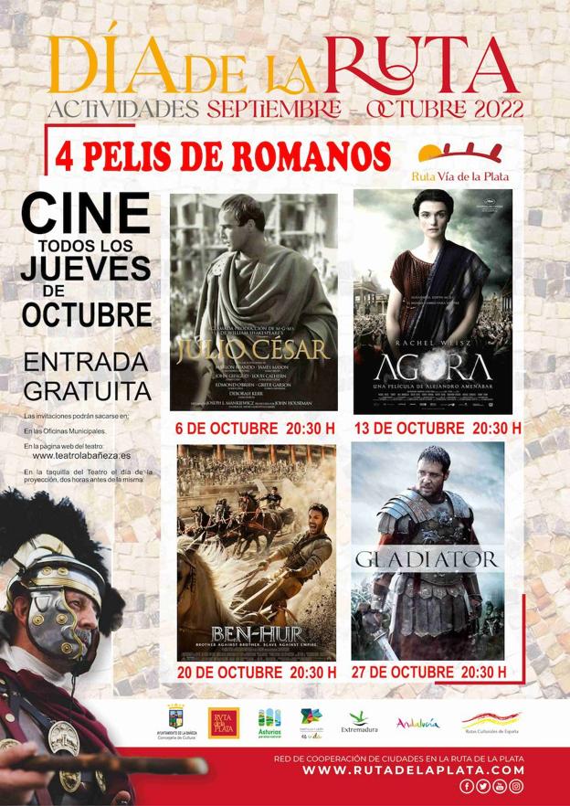 Cartel promocional del noveno 'Día de la Ruta Vía de la Plata'. 