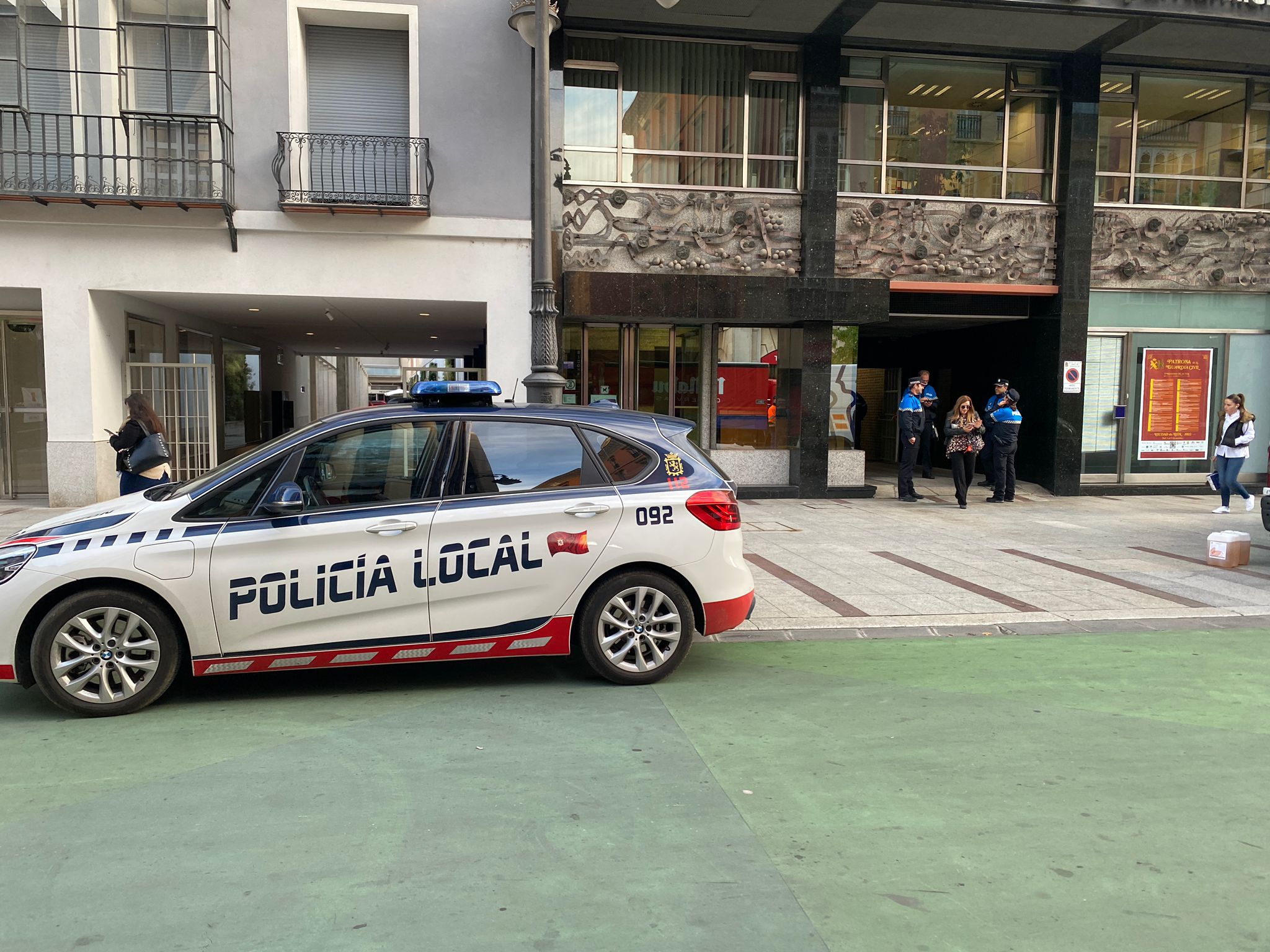 Fotos: Alerta por fuga de gas en el Ayuntamiento de León