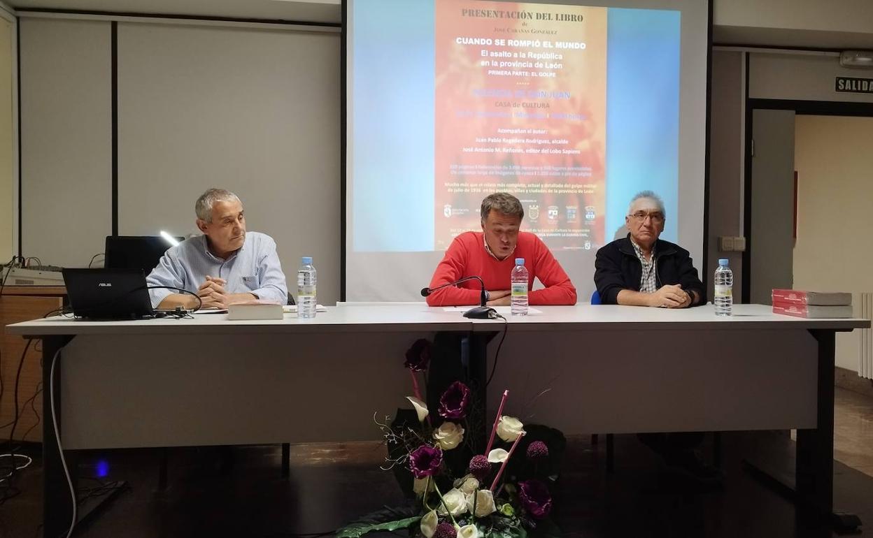 Presentación del libro en la Casa de Cultura.