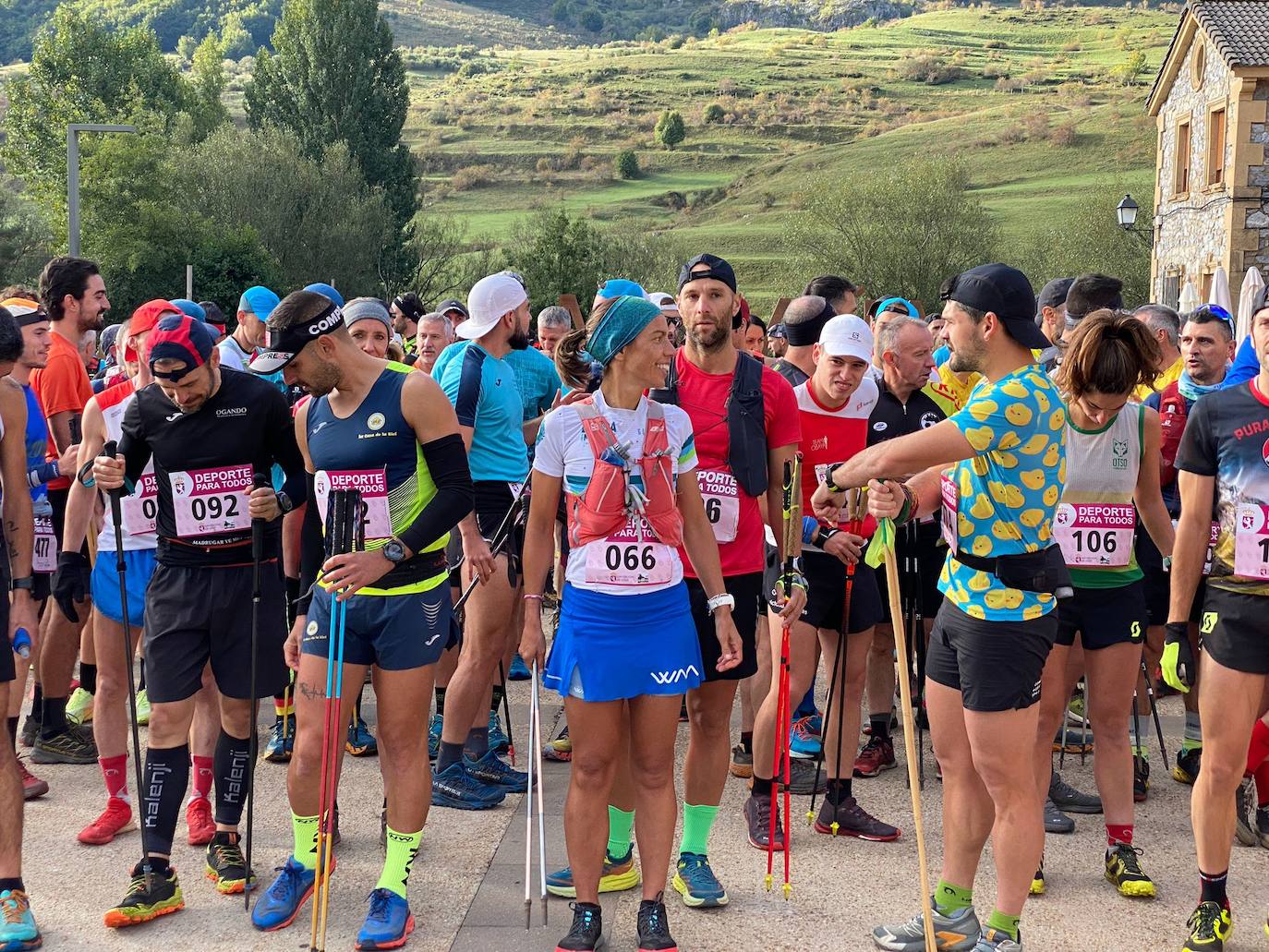 Alrededor de 200 corredores participan en el V Trail de Mampodre.