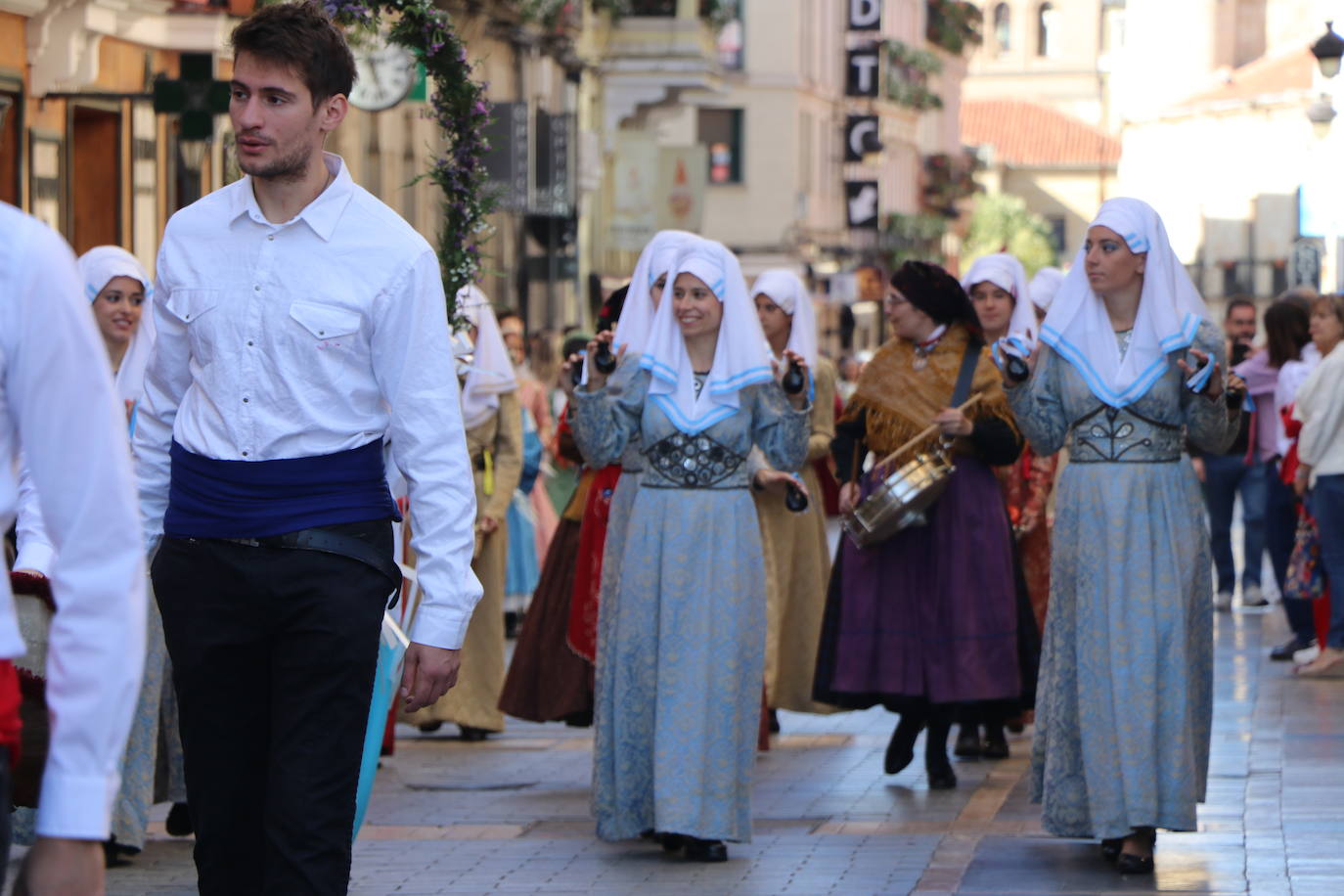 Acto de las Cantaderas durante las fiestas de San Froilán.