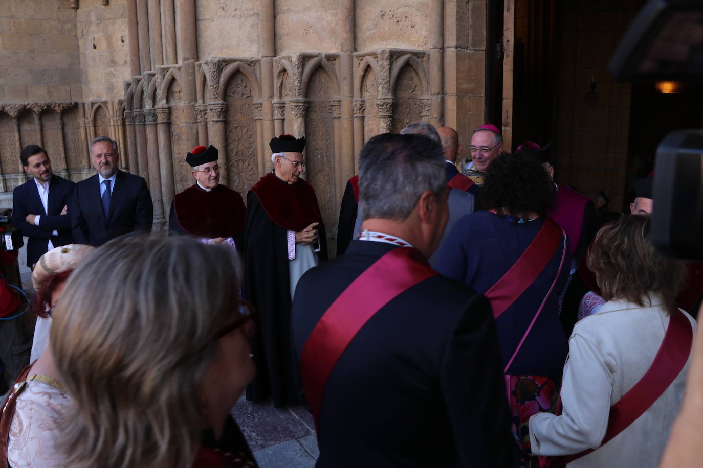 Acto de las Cantaderas durante las fiestas de San Froilán.