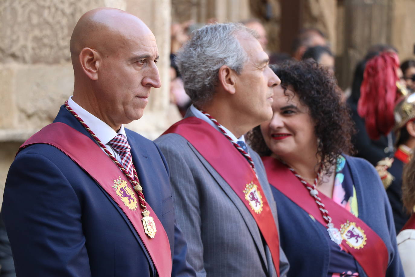 Acto de las Cantaderas durante las fiestas de San Froilán.