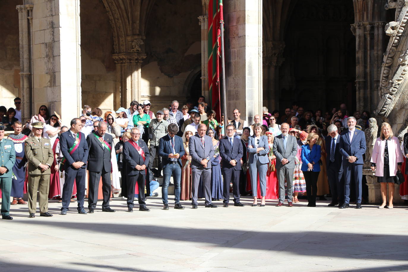 Acto de las Cantaderas durante las fiestas de San Froilán.