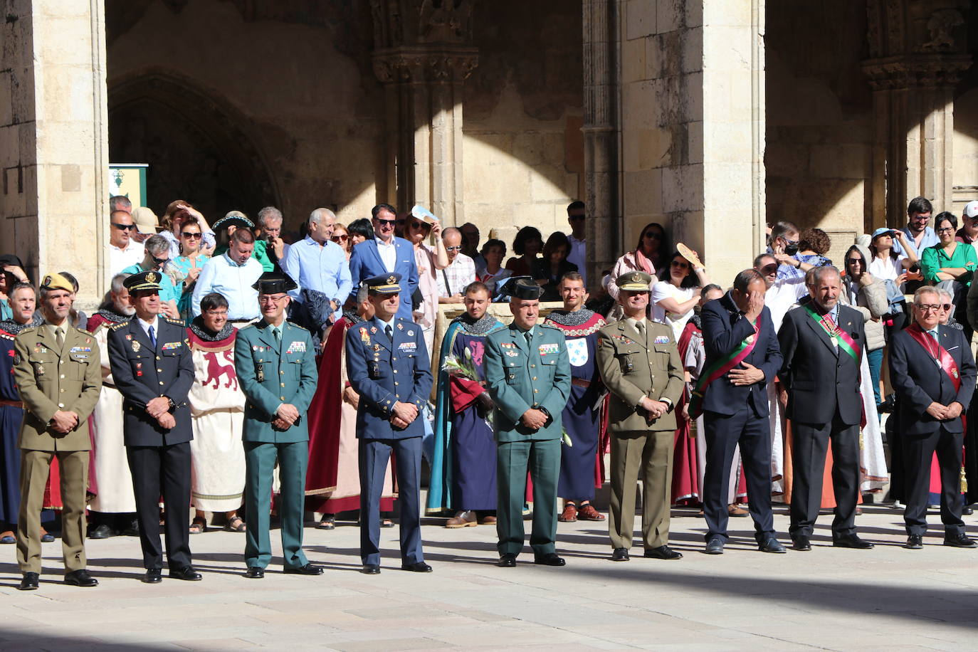 Acto de las Cantaderas durante las fiestas de San Froilán.