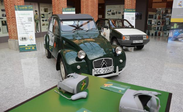 Galería. Elementos que se pueden encontrar en la exposición de la Guardia Civil.