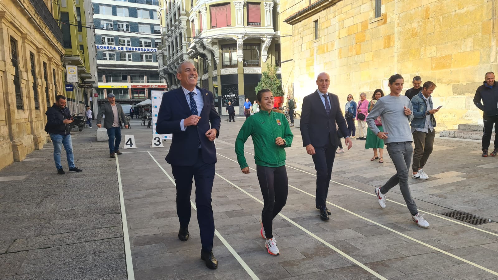 Fotos: Presentación de la actividad de deporte en la calle