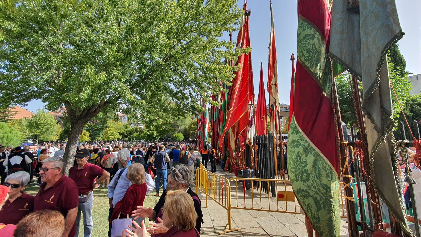 Pendones, carros engalanados y más de 50.000 romeros protagonizan el gran día de las festividades de San Froilán