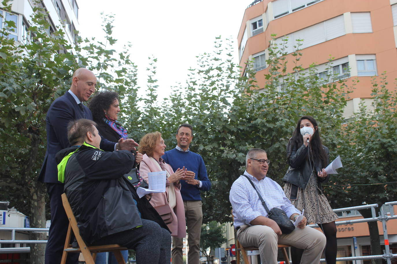 Campaña 'Yo Decido' para conmemorar el Día Mundial de la parálisis cerebral en León.