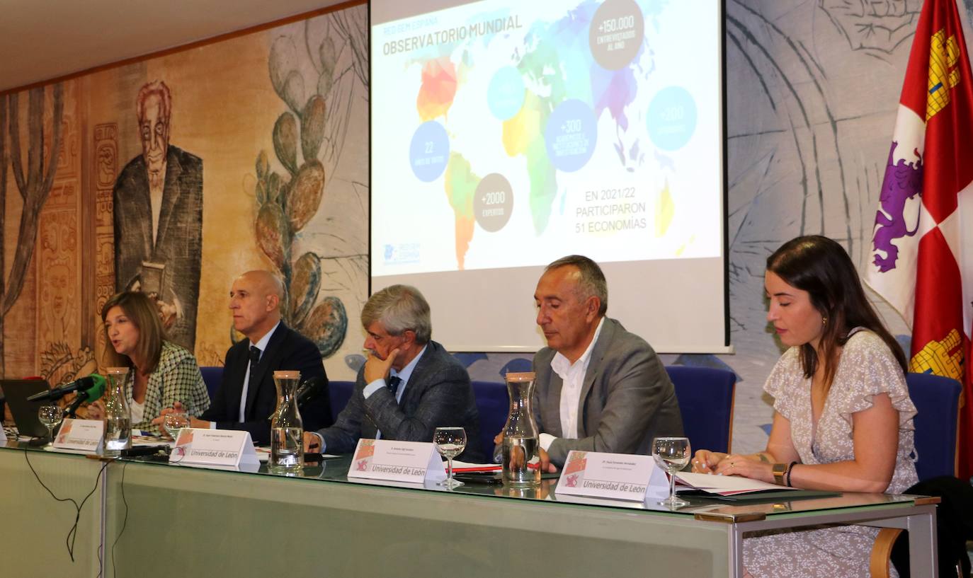 Presentación del informe GEM en la Universidad de León