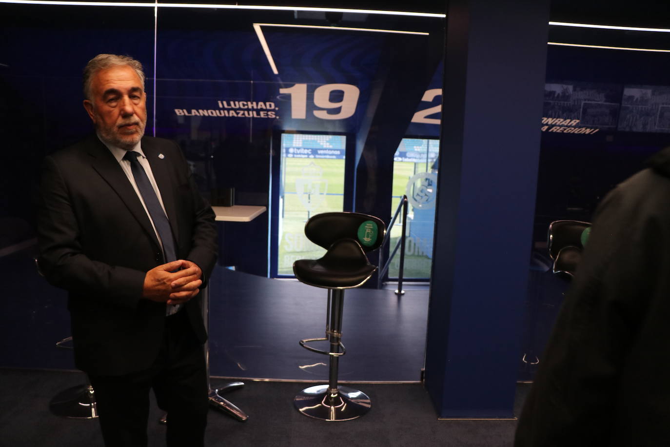 La entidad blanquiazul muestra las notables mejoras acometidas en El Toralín, que marcan el desarrollo futuro de su proyecto deportivo. La investión en los dos últimos años alcanza los cinco millones de euros. 